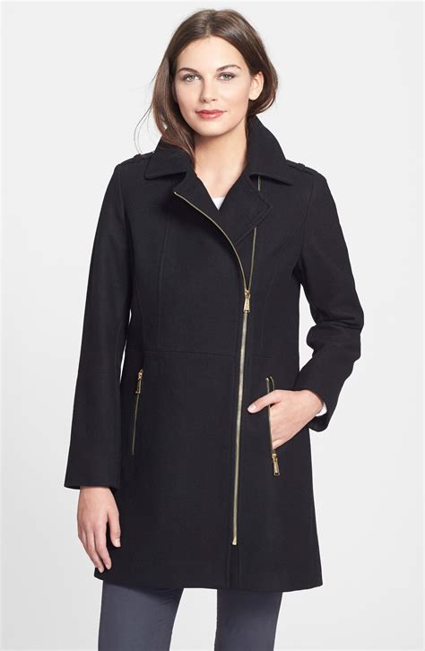 michael kors long wool coat|michael kors wool winter coats.